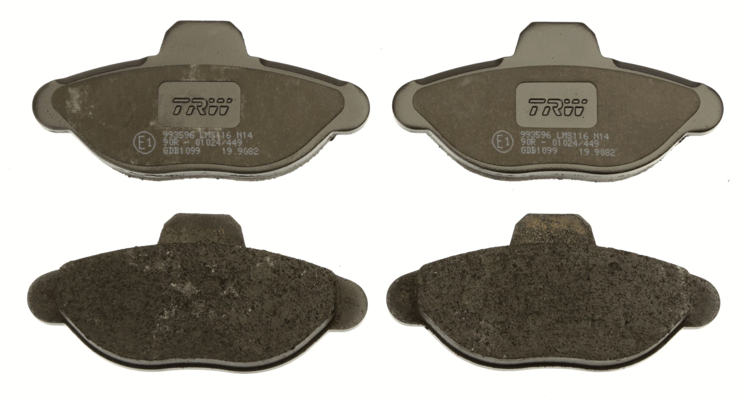 TRW DISC BRAKE PADS - TecDoc 2
