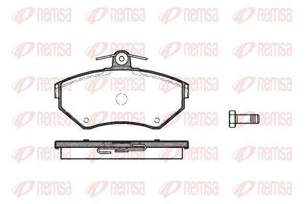 Brake Pad Set, disc brake 0631.00