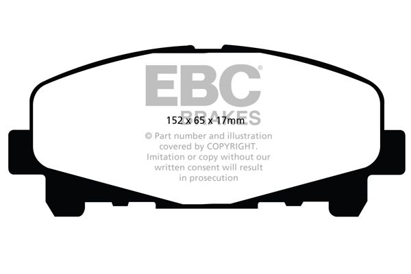 EBC Brakes DP21999 - Bremsbelagsatz, Scheibenbremse