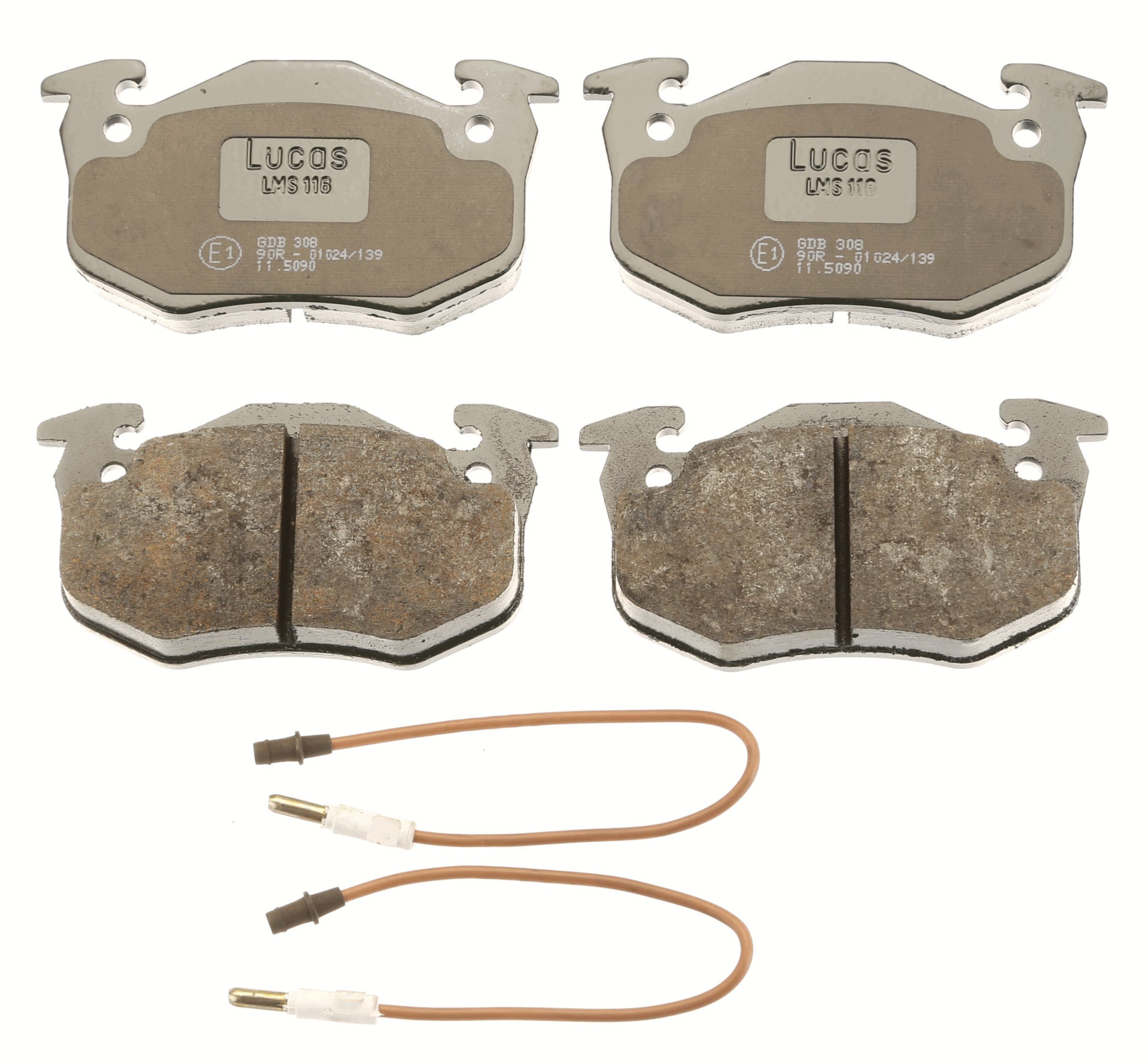 TRW DISC BRAKE PADS - TecDoc 2