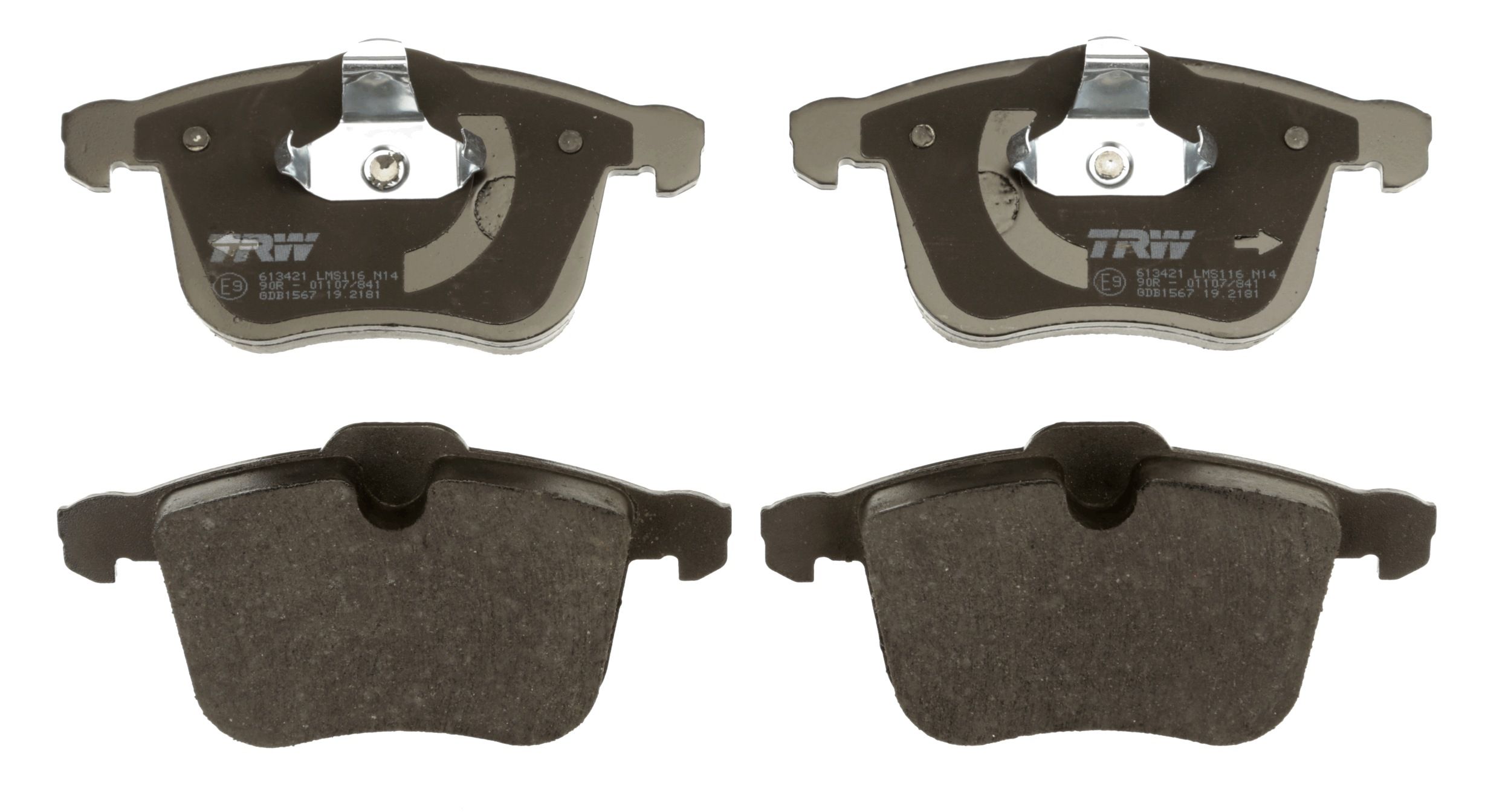 TRW DISC BRAKE PADS - TecDoc 2