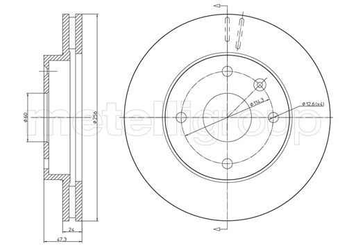 Brake Disc 23-0719