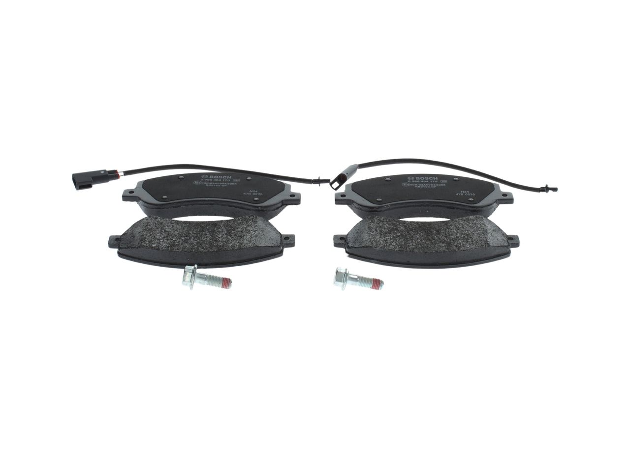 Bremsbelagsatz, Scheibenbremse