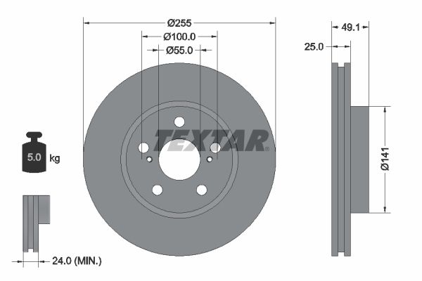 Brake Disc 92077400