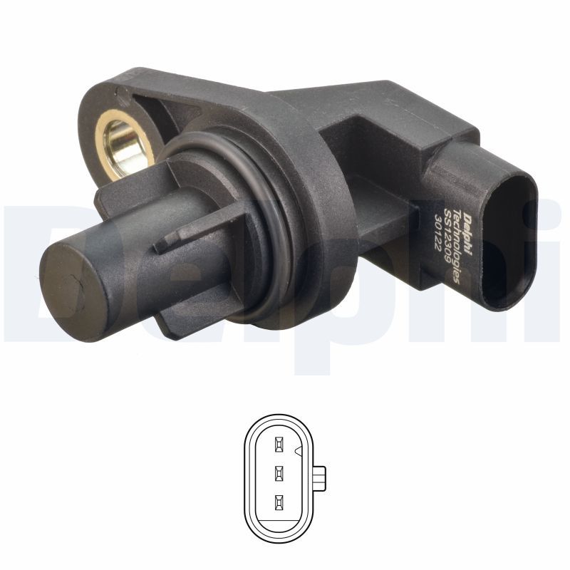 DELPHI SS12309-12B1 - Sensor, Nockenwellenposition