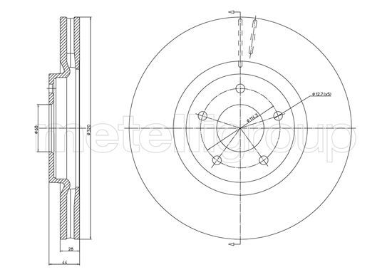 Brake Disc 23-1323C