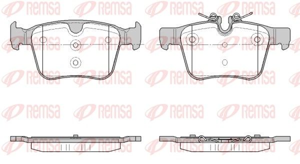 Brake Pad Set, disc brake 1516.45