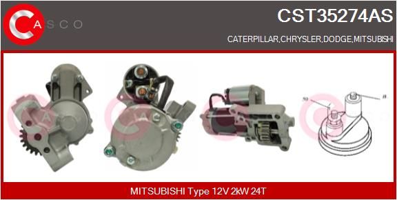 CST35274AS CASCO Brand New HQ önindító