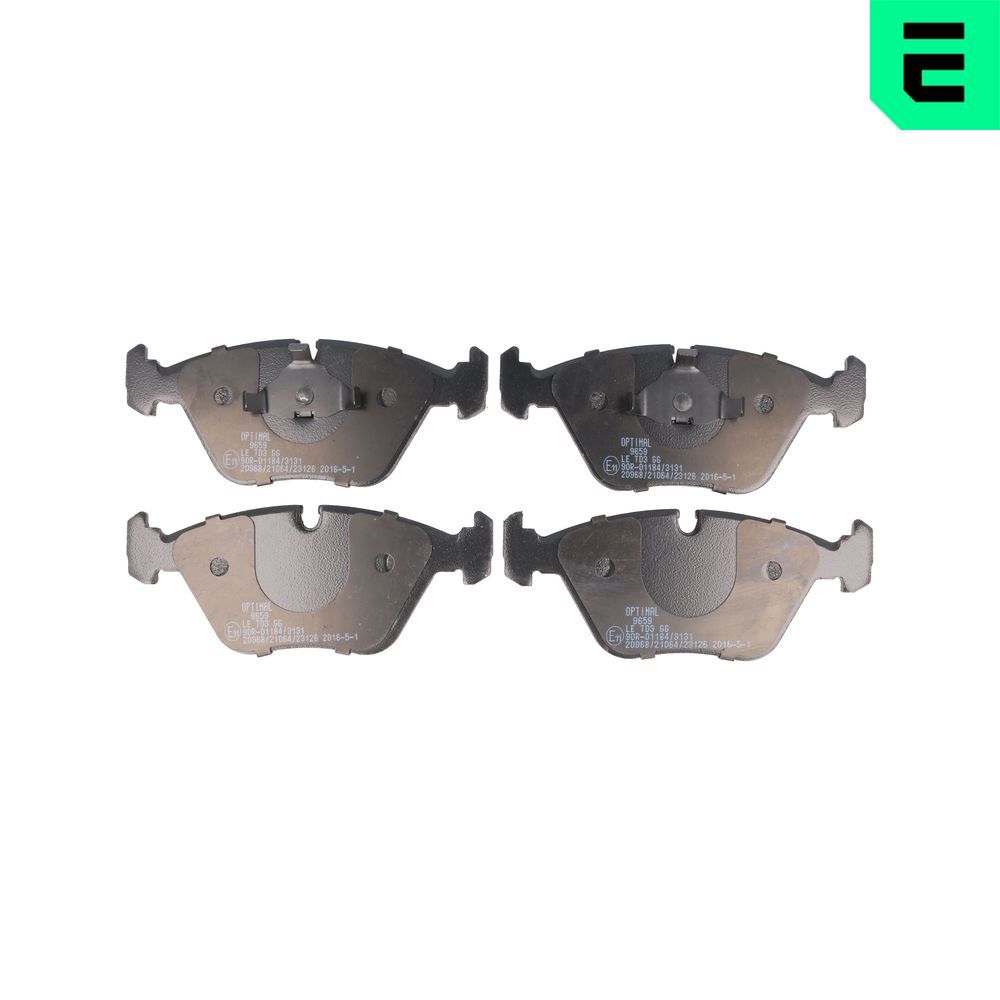 Bremsbelagsatz, Scheibenbremse