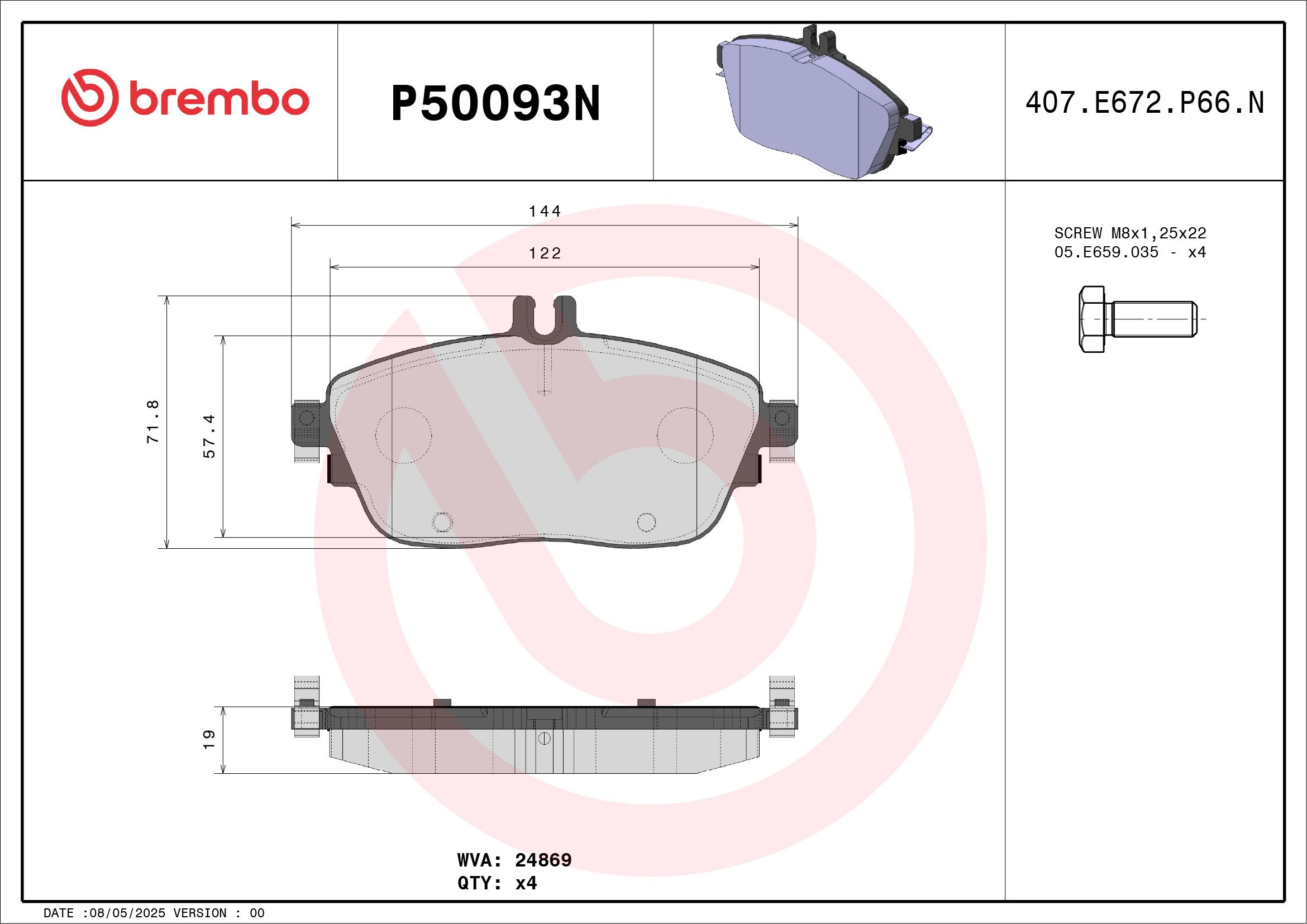MERCEDES AMG CLA45 C117 16-19 (FRT) - TecDoc 1
