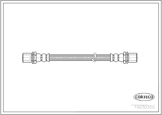 FLEXIBLE DE FREIN DAIHATSU-TOYOT  0705