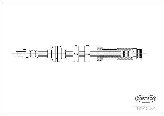 FLEXIBLE DE FREIN FIAT-FIAT L.T.  0705