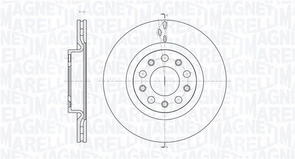 361302040448 MAGNETI MARELLI féktárcsa