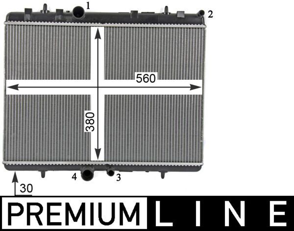 Radiador, refrigeración del motor