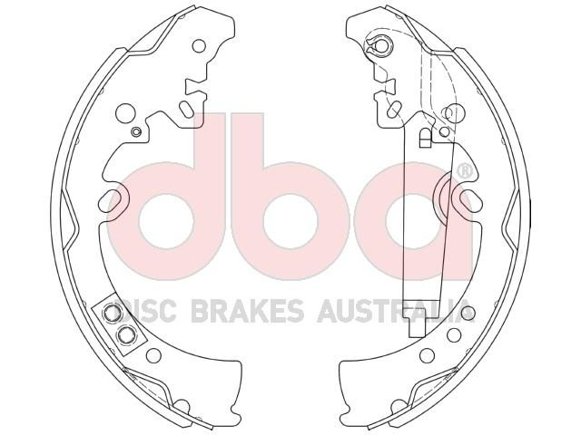 Street Series Brake Shoes [Toyota Hi-Lux 295mm] - TecDoc Only