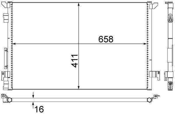 MAHLE AC 294 000S - Kondensator, Klimaanlage
