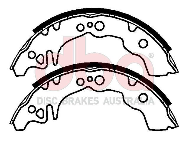 Street Series Brake Shoes [Daihatsu Sirion 180mm] - TecDoc Only
