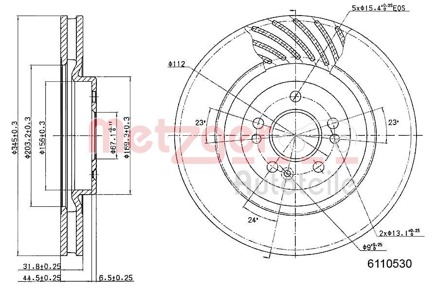 Brake Disc 6110530