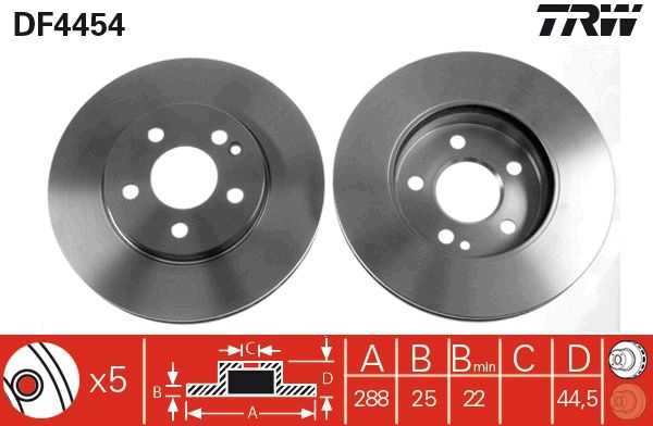 Brake Disc DF4454