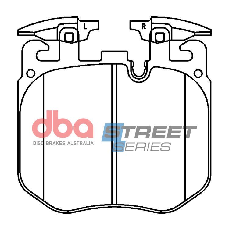 DBA SS STREET SERIES BRAKE PADS [ BMW X3, X4, X5, X7 2017 -> F ] - TecDoc Only