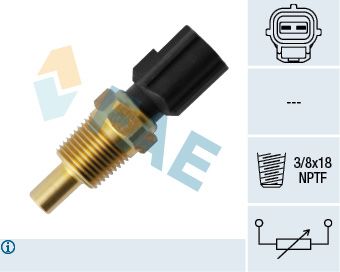 FAE 33755 - Sensor, K&uuml;hlmitteltemperatur
