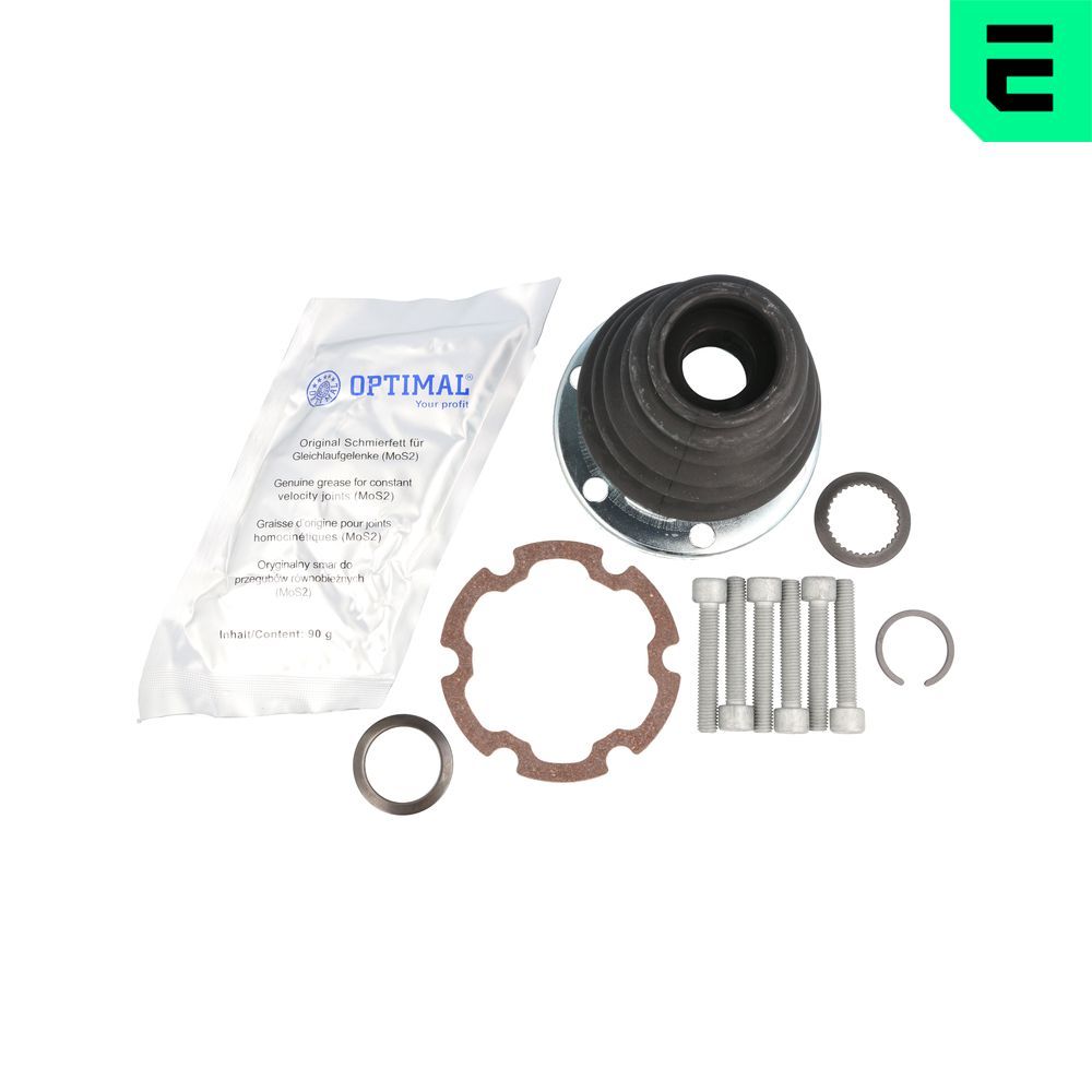 Faltenbalgsatz, Antriebswelle