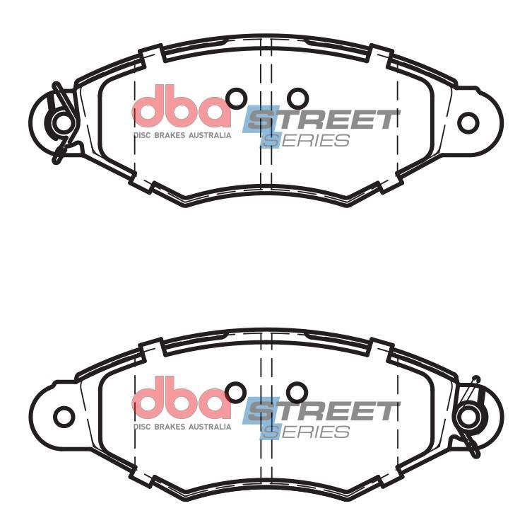 DBA SS STREET SERIES BRAKE PADS [ Renault Kangoo 2004 - 2012 F ] - TecDoc Only
