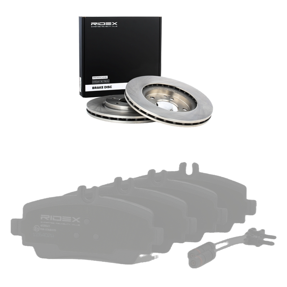 Remmenset, remschijf