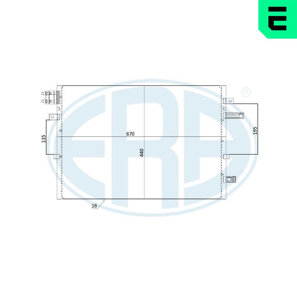 ERA 667277 - Kondensator, Klimaanlage