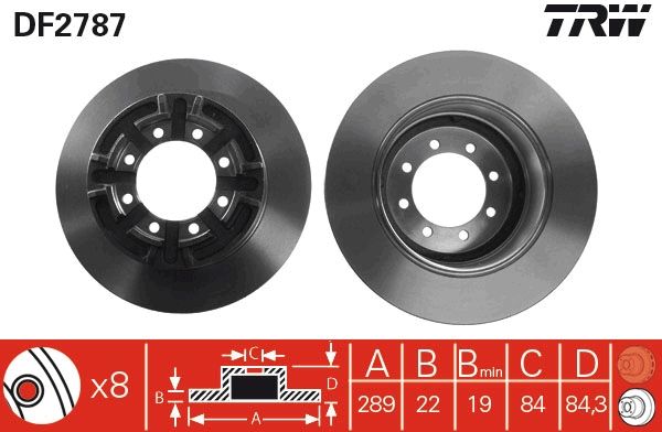 Brake Disc DF2787