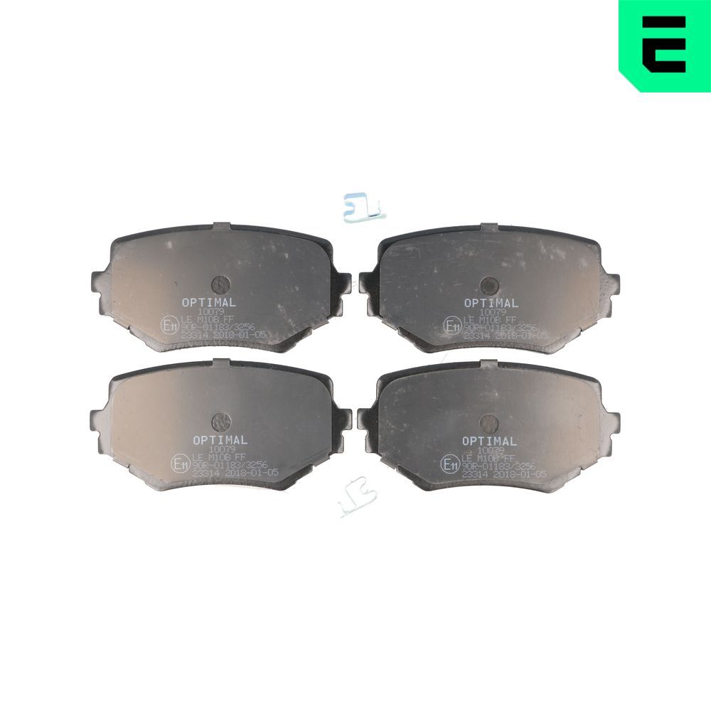 OPTIMAL BP-10079 - Bremsbelagsatz, Scheibenbremse