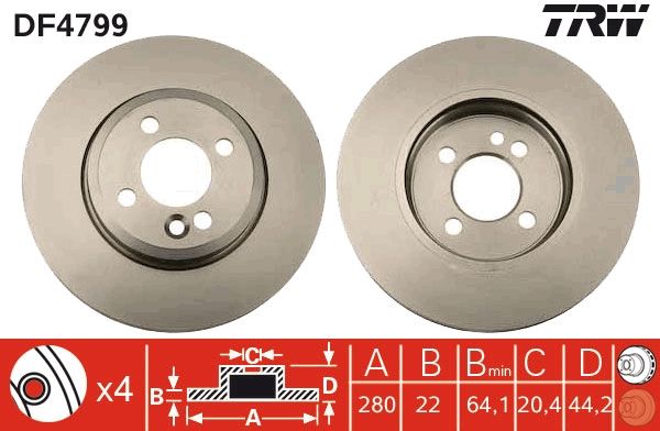 Brake Disc DF4799