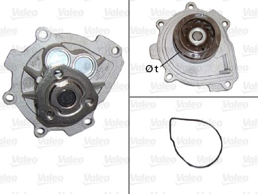 Water Pump, engine cooling 506837