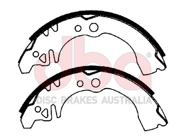 Street Series Brake Shoes [Daihatsu Charade 1987-00 180mm] - TecDoc Only