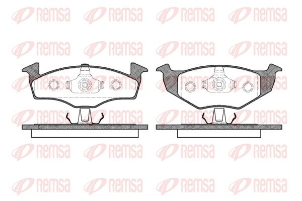 Brake Pad Set, disc brake 0609.20