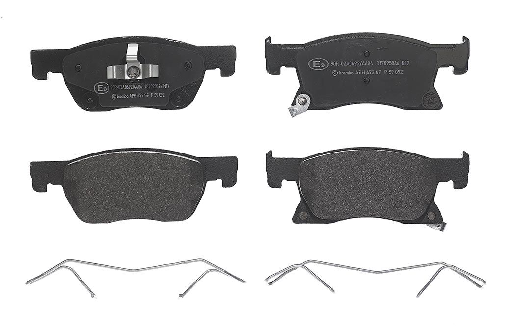 Brembo P 59 092 Bremsbelagsatz, Scheibenbremse