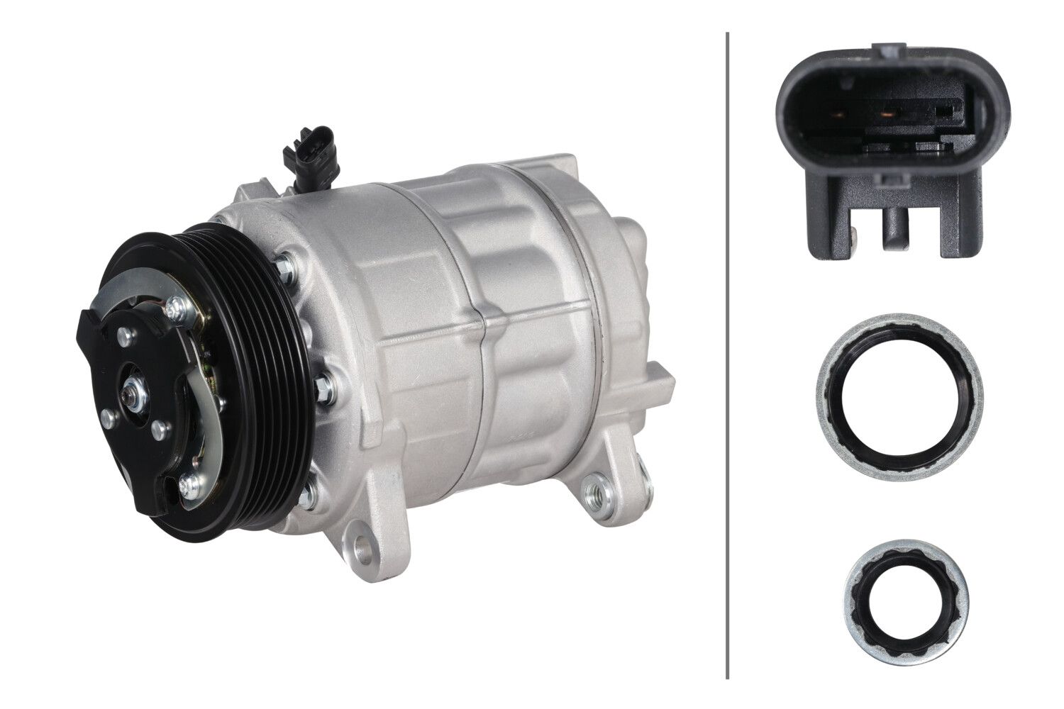 Hella 8FK 366 202-671 Kompressor, Klimaanlage