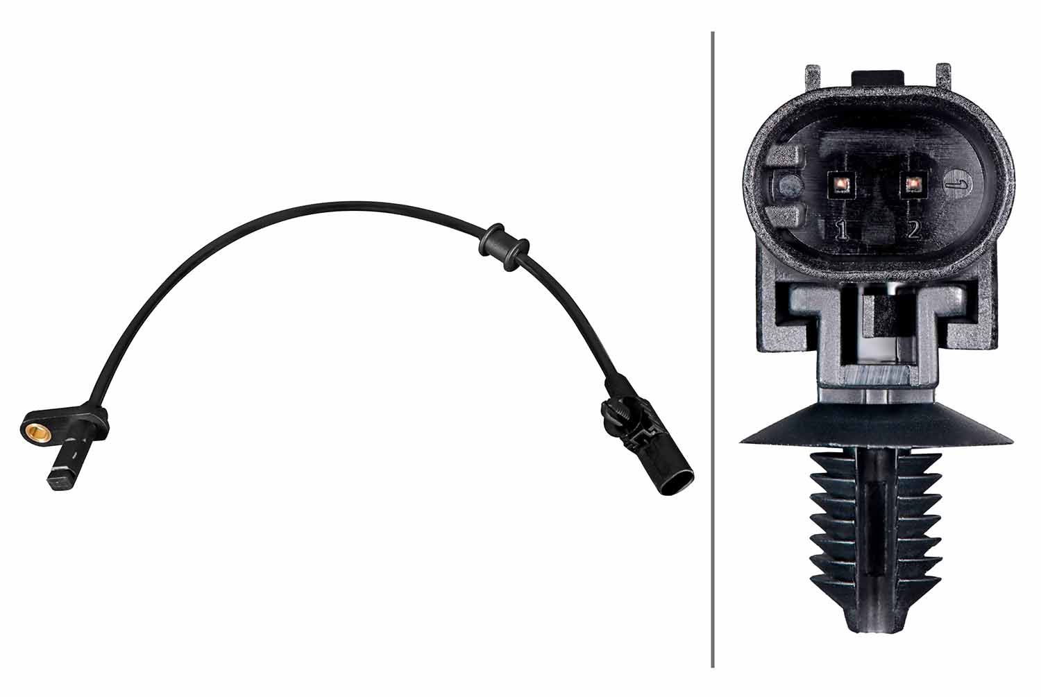 Hella 6PU 358 216-491 Sensor, Raddrehzahl