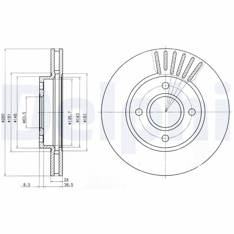 JEU DE 2 DISQUES DE FREIN  0702