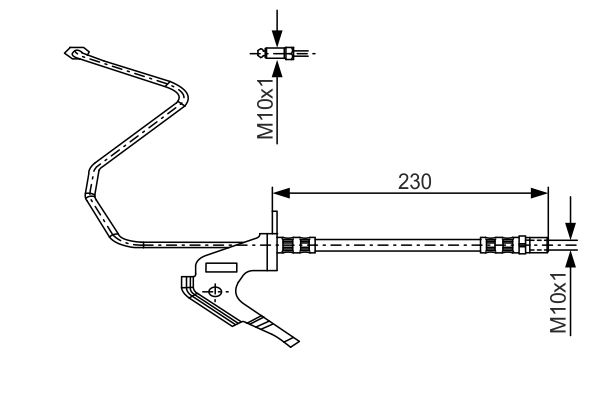 Brake Hose 1 987 481 161