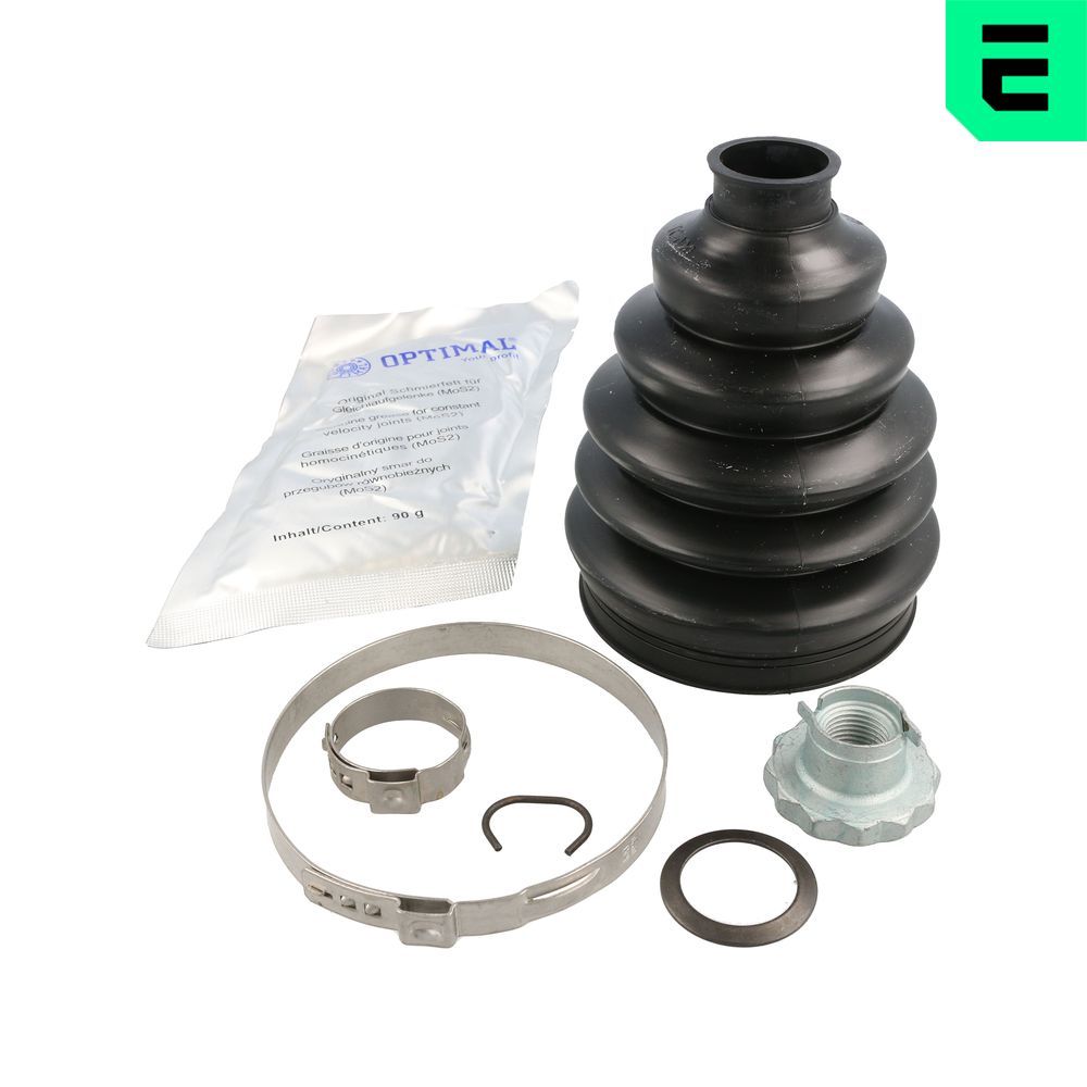 Faltenbalgsatz, Antriebswelle