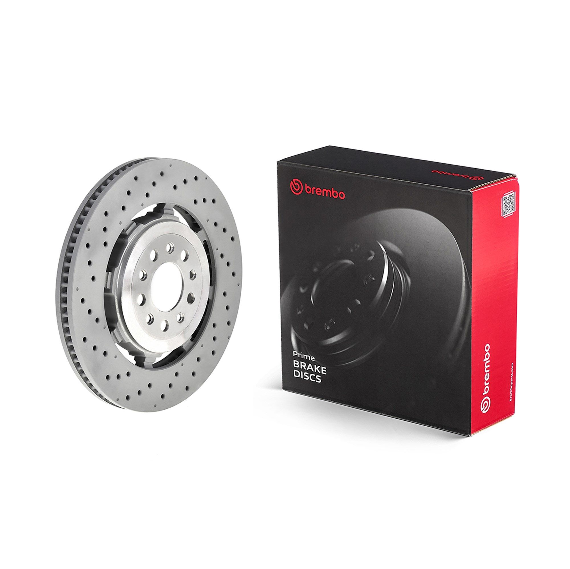 BREMBO DISC ROTOR -  ALFA ROMEO GIULIA 17-19 (FRT) *X/Drilled - TecDoc 1
