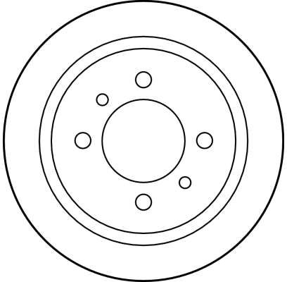 TRW BRAKE DISC - TWIN PACK - TecDoc 2