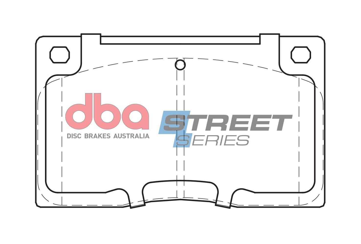 DBA SS STREET SERIES BRAKE PADS [ Aston Martin/Jaguar/Daimler 1968 - 1993 F ] - TecDoc Only