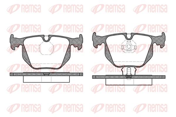 Premium Rear Brake Pad Set Premium Rear Brake Pad Set