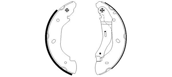 Brake Shoe Set 91059100