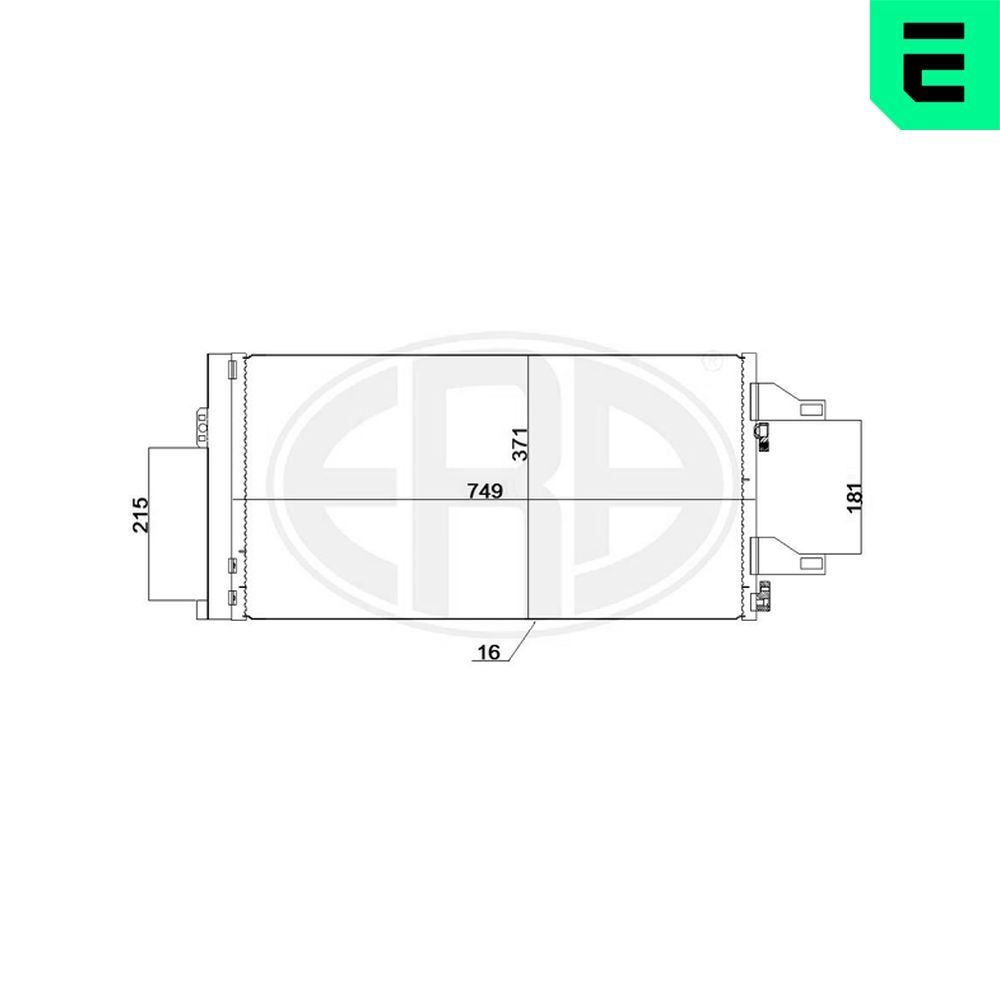 ERA 667247 - Kondensator, Klimaanlage
