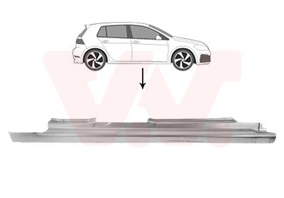 VAN WEZEL 5766104 - Einstiegsblech