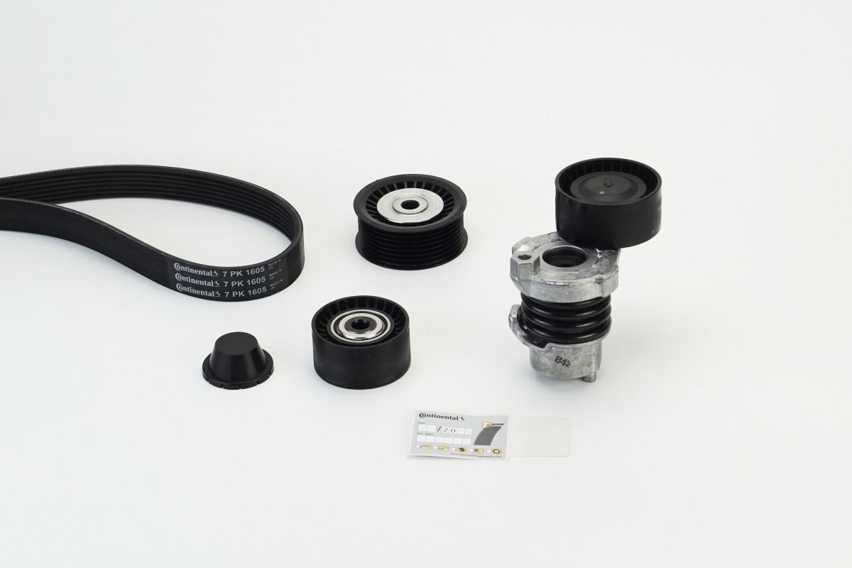 CONTINENTAL CTAM 7PK1605K1 V-Ribbed Belt Set