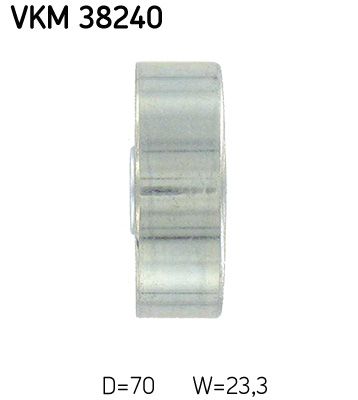 Umlenk-/Führungsrolle, Keilrippenriemen